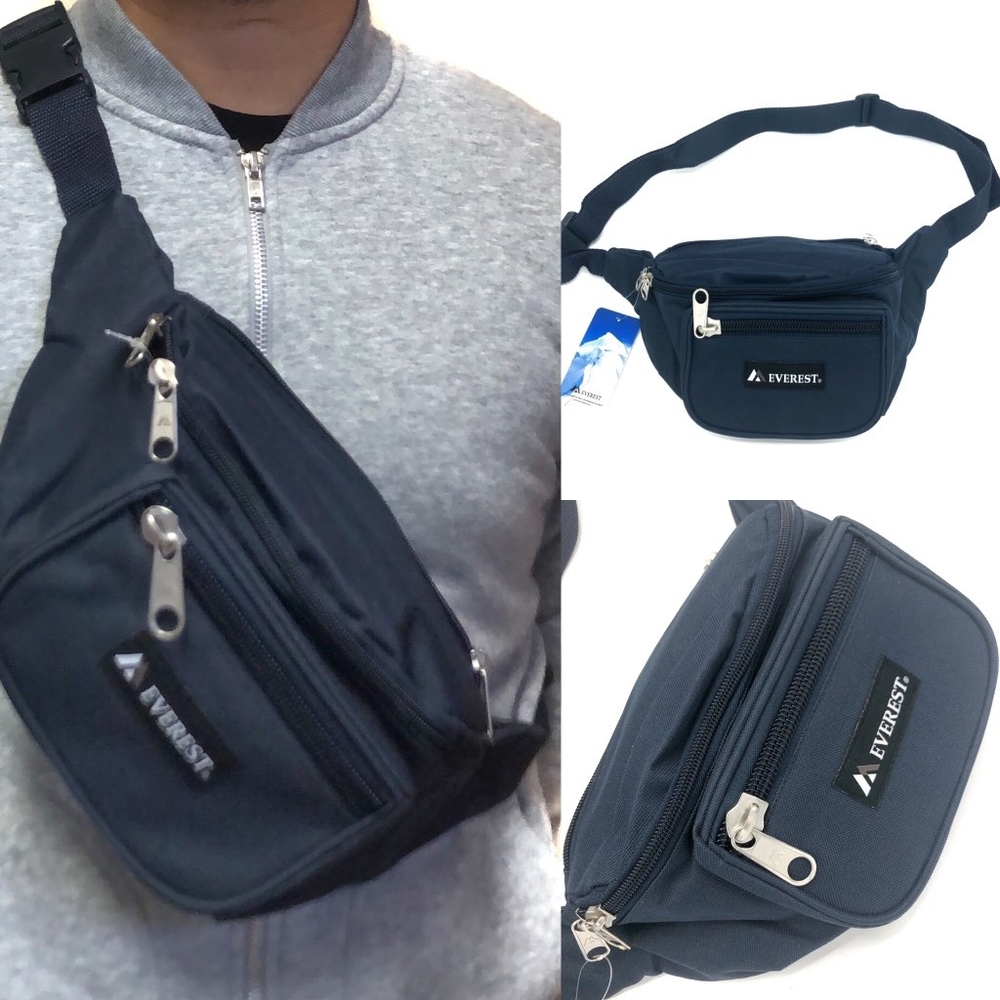 Brand NEW! XL Dark Navy Blue Crossbody Bag/Fanny Pack/Pouch